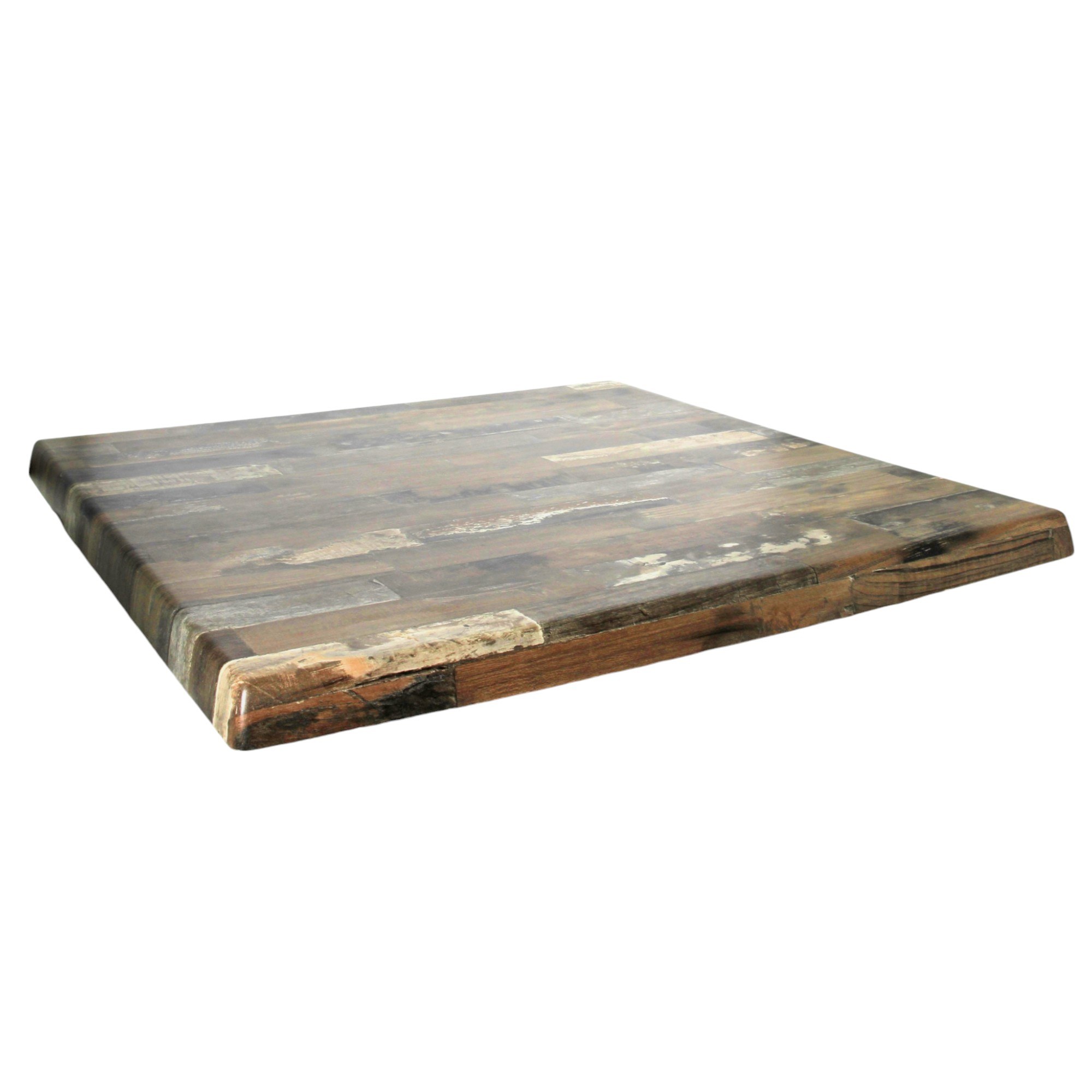 Table Pliable 60x60 cm plateau Stratifié moulé modèle TABLE NEW CARRIBEAN MOULÉ pied T-One