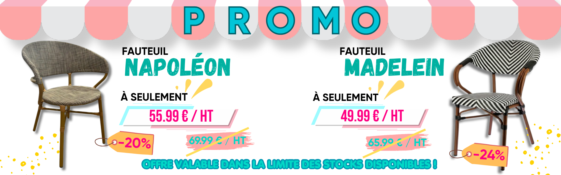 promo chaise black friday