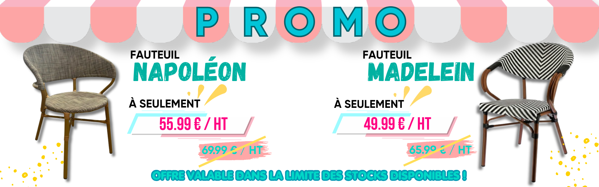 promo chaise black friday