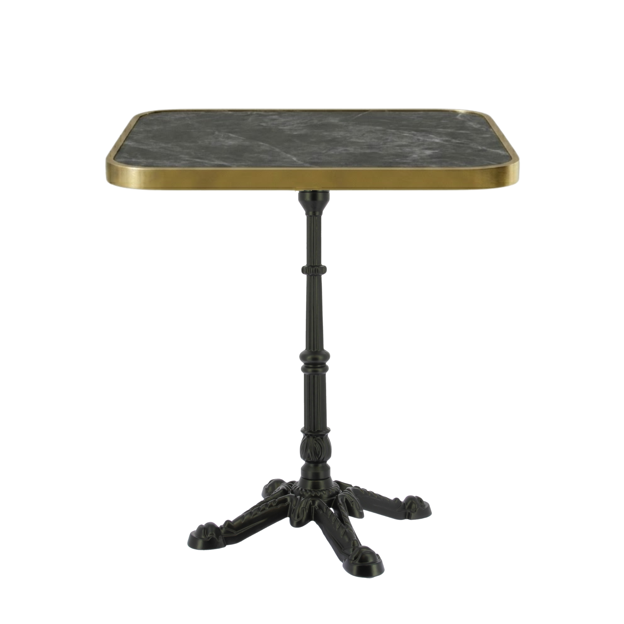 Table Fixe 60x60 cm plateau Cerclé moulé modèle TABLE ECLIPSE CERCLÉ pied Opera 4