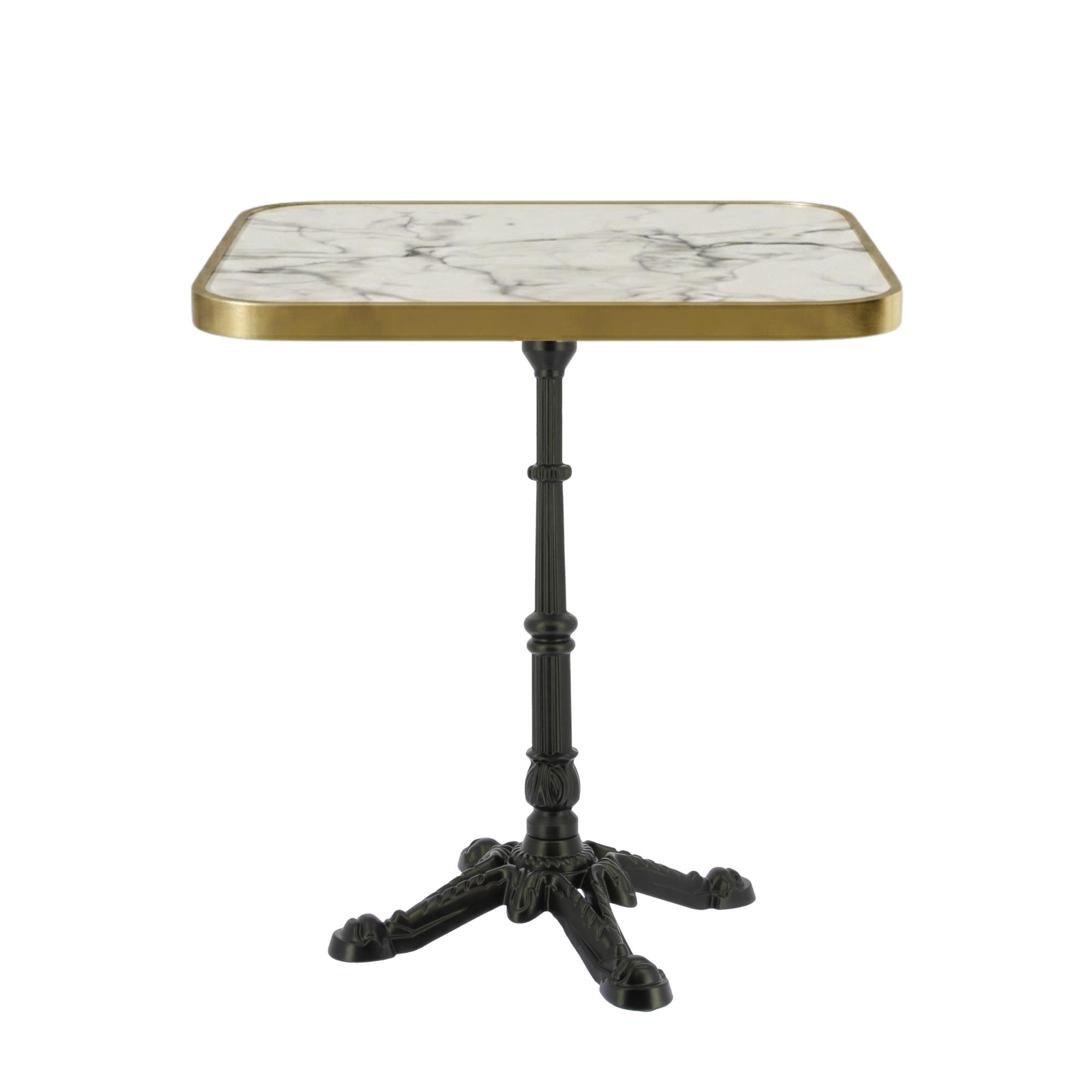 Table Fixe 60x60 cm plateau Cerclé moulé modèle TABLE AURORE CERCLÉ pied Opera 4