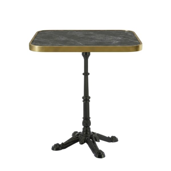 Table Fixe 70x70 cm plateau Cerclé modèle TABLE ECLIPSE CERCLÉ pied Opera 4